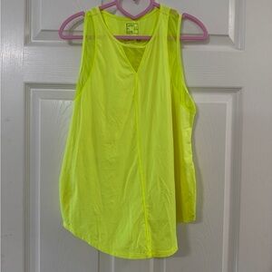 Neon Yellow UV tennis top